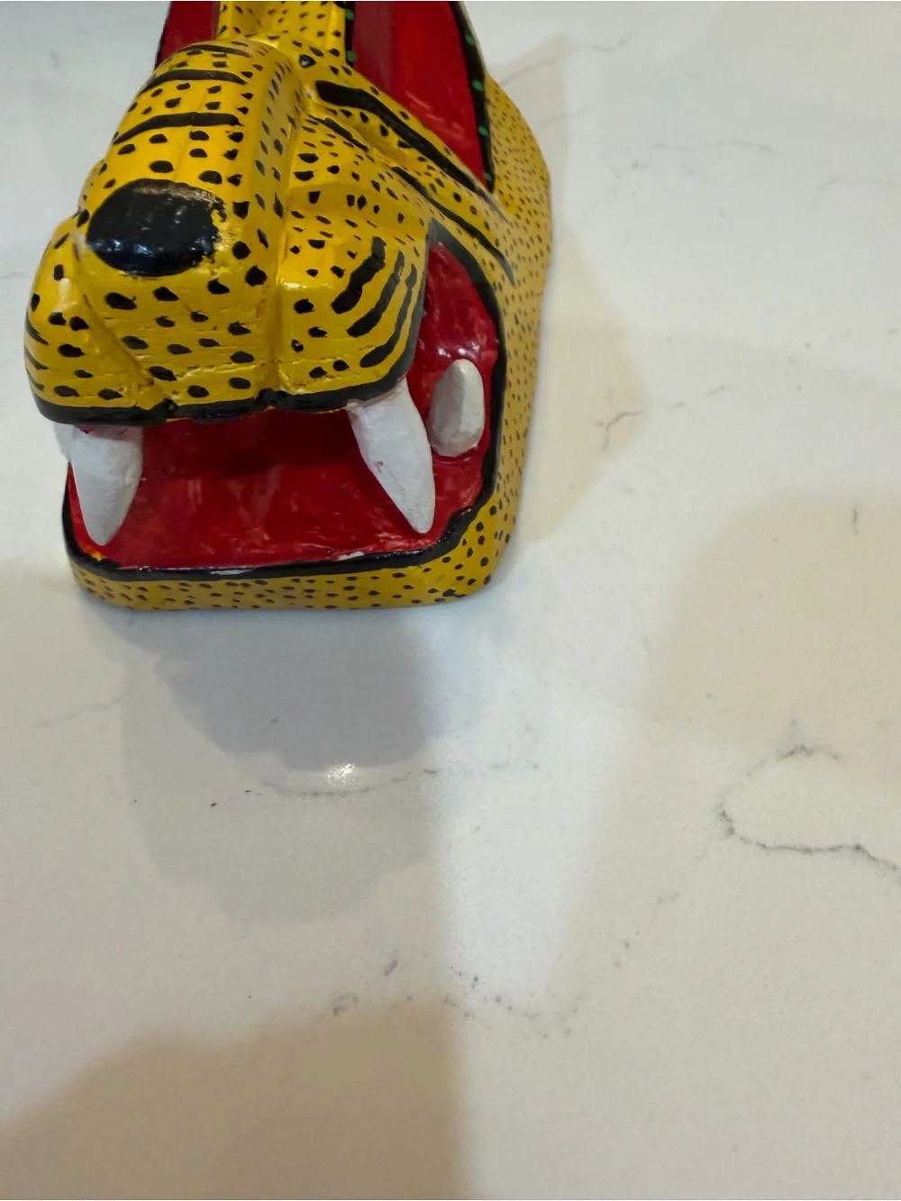 Handmade Wooden Jaguar Mask